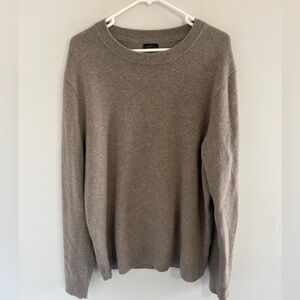 Like New Pure Cashmere Mens J Crew Men's Brown Crewneck Sweater Size L